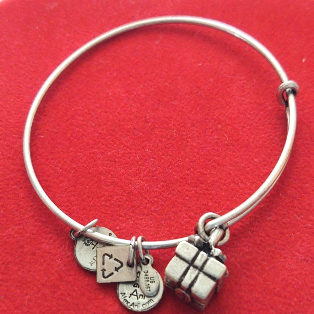 Alex and Ani silver bracelet